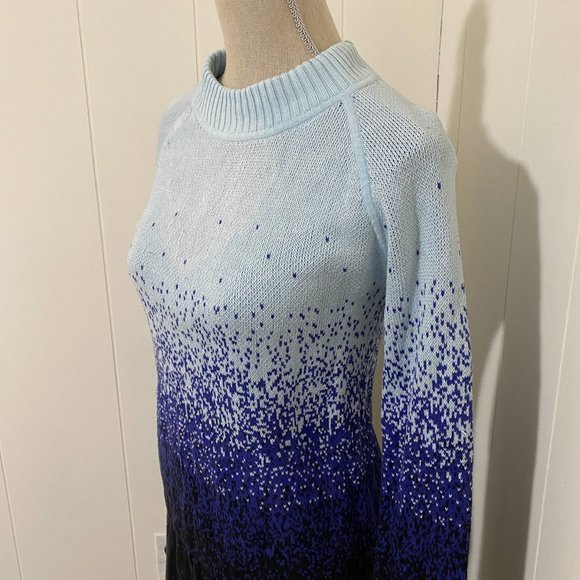 Ivivva Caspian Blue Ombre Warm Me Up Sweater Dress Size 14 Kids (Women's XS) - Picture 4 of 13